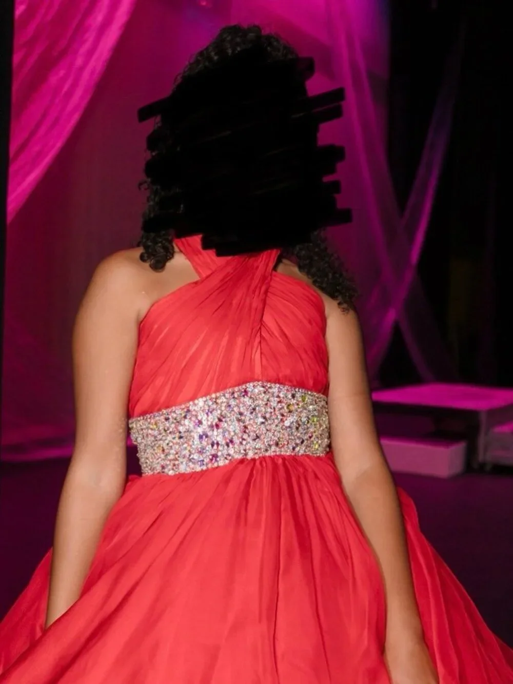 Beautiful Red Pageant Gown